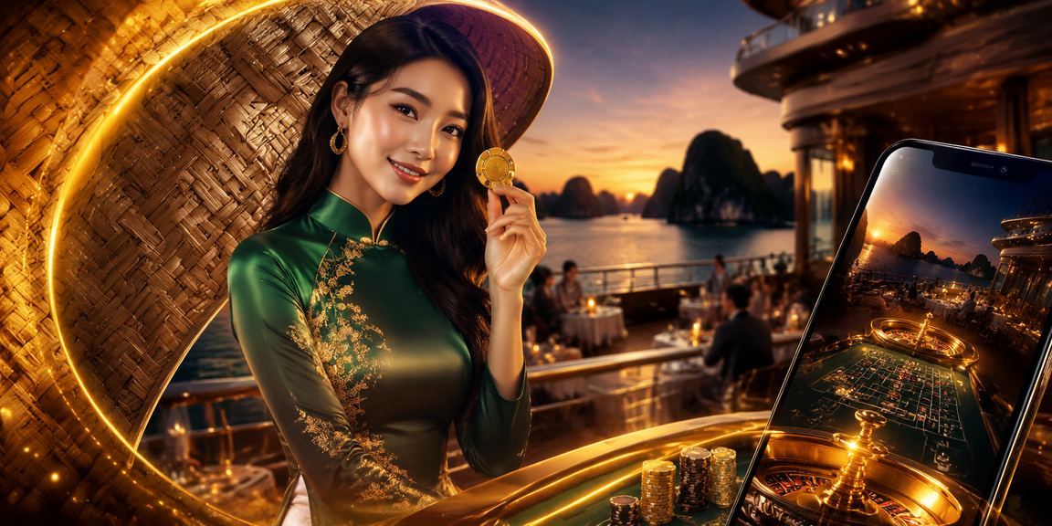 Phong cảnh Hạ Long Bay với trải nghiệm casino trên di động tại gamehub
